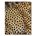 Golden Cheetah Print Spots Rug