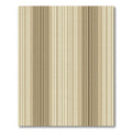 Sophisticated Taupe and Cream Vertical Stripe Rug