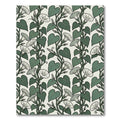 Botanical Sage Green Morning Glory Vine Rug