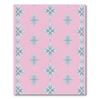 Pink Sky Blue Starburst Accents Rug