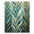 Ocean Kelp Forest Azure Seaweed Art Rug