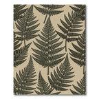 Natural Emerald Fern Botanical Rug