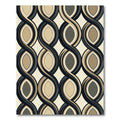 Retro Interlocking Chain Link Rug