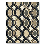 Retro Interlocking Chain Link Rug