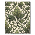 Sage Green Acanthus Scroll Leaf Rug