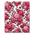 Pink Flamingo Bubble Cluster Rug