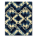 Deep Blue Chain Link Rug