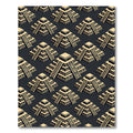 Aztec Pyramid Geometric Cream Charcoal Rug