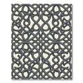 Gray Intertwined Knotwork Classic All Over Rug