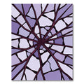 Crimson Branch Radiating Stained Glass Rug