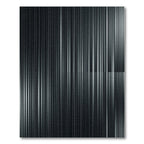 Modern Charcoal Vertical Stripe Rug