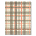 Terracotta Brown Cream Plaid Harmony Rug