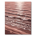 Rose Gold Water Ripple Accent Rug