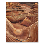 Earthy Red Canyon Swirl Rug