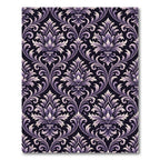 Lavendar Fillee Damask Flourish Rug