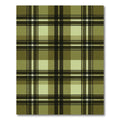 Classic Olive Plaid Tartan Check Rug