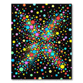 Colorful Polka Dot Burst Rug