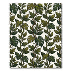 Lush Green Tropical Foliage Vine Rug