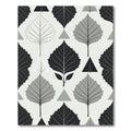 Monochromatic Leaf and Triangle Geometric Rug