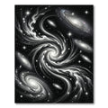 Cosmic Swirl Galaxy Nebula Night Rug