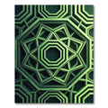 Emerald Geometric Octagon Star Medallion Rug