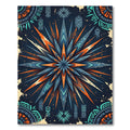 Sunburst Tribal Rays Rug