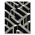 Monochromatic Stairway Optical Illusion Rug