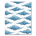 Azure Traditional Cloud Swirl Rug
