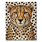 Cheetah Spots Contemporary Animal Portrait Rug