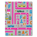Alphabetical Transportation Scene Rug