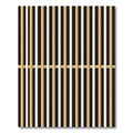 Modern Beige Cream Black Stripe Rug