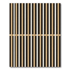 Modern Beige Cream Black Stripe Rug