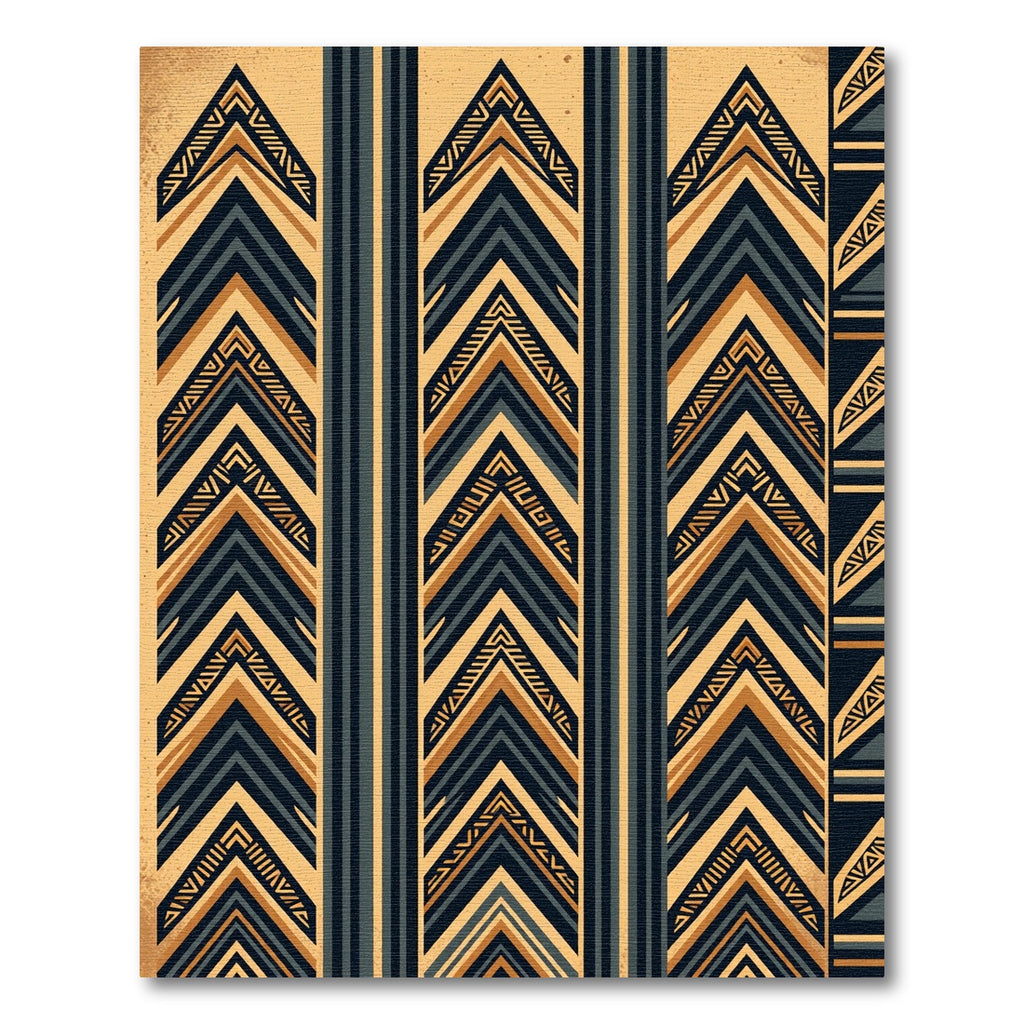 Triangular Chevron Stripes Geometric Abstract Rug