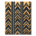 Triangular Chevron Stripes Geometric Abstract Rug