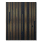 Dark Gold Vertical Lines Rug