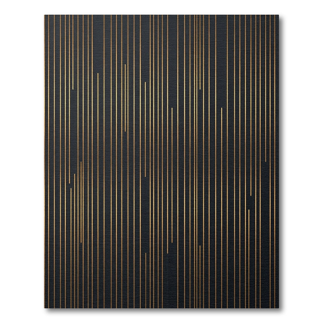 Dark Gold Vertical Lines Rug