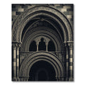 Gothic Gray Arched Stone Rug