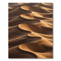 Golden Sand Dune Waves Rug