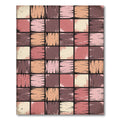 Rustic Terracotta Woodgrain Tile Rug