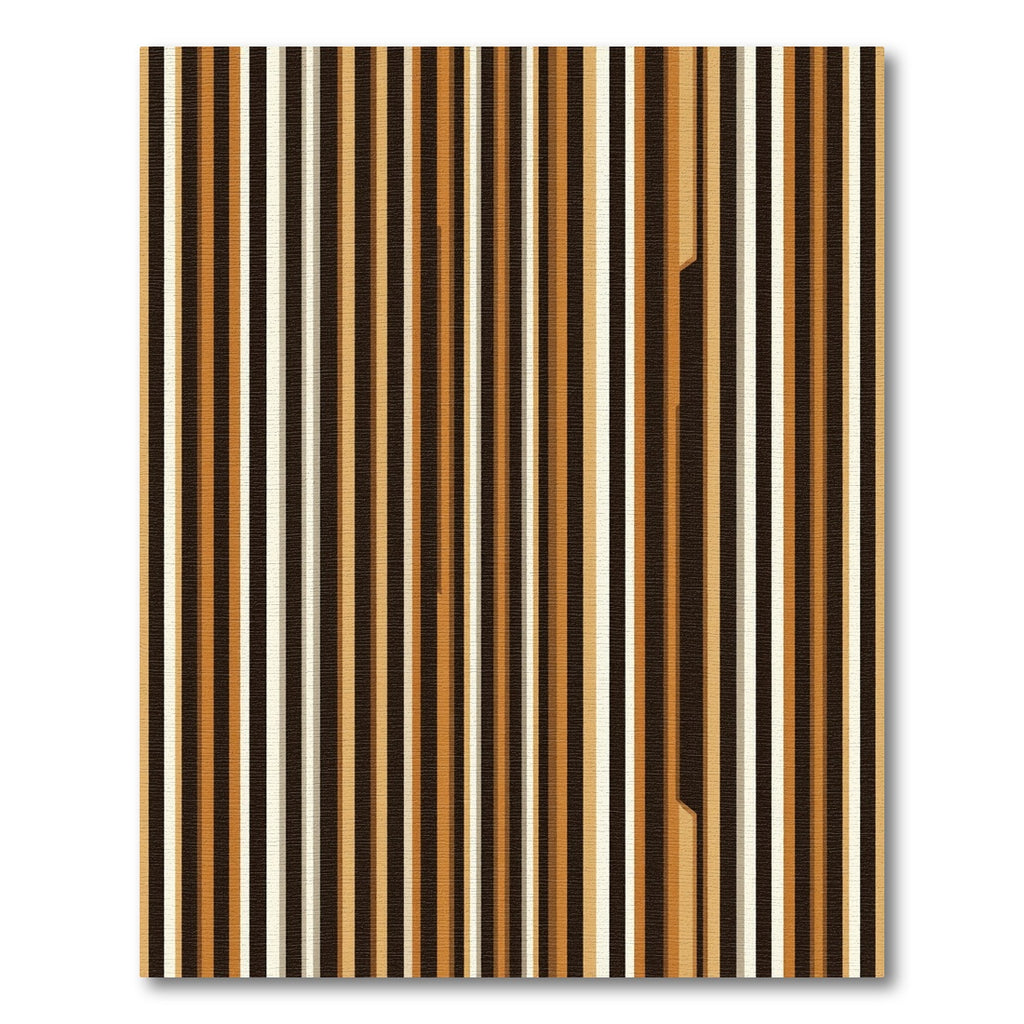 Rich Tan Vertical Stripe Rug