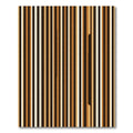 Rich Tan Vertical Stripe Rug