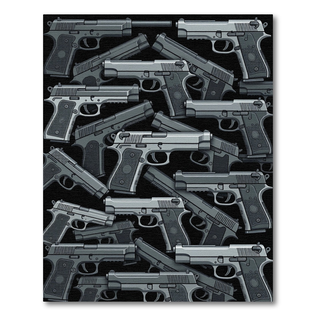 Monochrome Tactical Semi Automatic Gray Rug