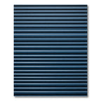 Minimalist Navy Horizontal Linear Texture Rug