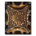 Gilded Ornamental Sunburst Dome Rug