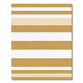 Modern Golden Neutral Horizontal Stripe Rug
