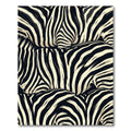 Striking Zebra Stripe Abstract Image Rug