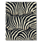 Striking Zebra Stripe Abstract Image Rug
