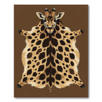 Safari Giraffe Spots Faux Fur Rug
