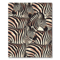 Bold Black and Tan Zebra Herd Rug