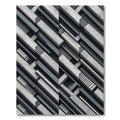 Geometric Concrete Illusion Abstraction Rug